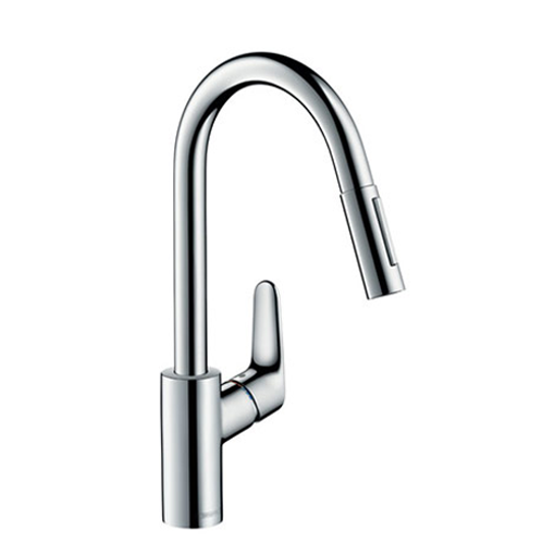 Picture of Hansgrohe Decor Single Lever Pull Out Kitchen Mixer