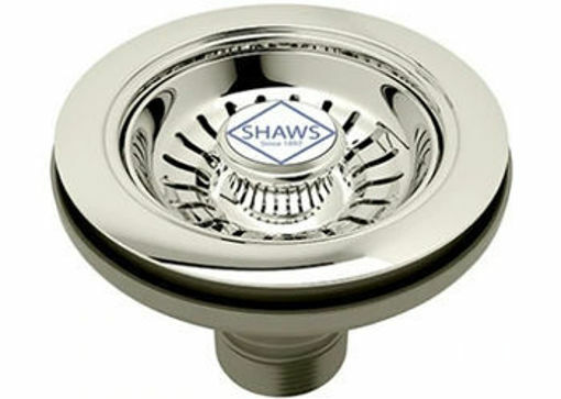 Picture of Shaws 90 mm Chrome Strainer Waste