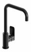 Picture of Liquid Red Valour Single Lever Kitchen Mixer (Matt Black)