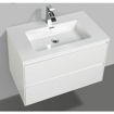 Picture of ENZO DOUBLE DRAWER & BASIN 600 COMBO white