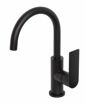 Picture of SILK BASIN MIXER GOOSENECK BLACK