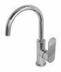 Picture of SATIN BASIN MIXER GOOSENECK CHROME