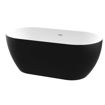 Picture of Zala Free Standing One Piece Acrylic Bath 1440 x 750 mm (Black)