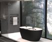 Picture of ZALA FREE STAND 1440 x 750 BLACK with overflow
