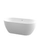Picture of Zala Free Standing One Piece Acrylic Bath 1440 x 750 mm (White) - No Overflow