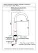 Picture of SATIN BRASS GOOSE NECK BASIN MIXER