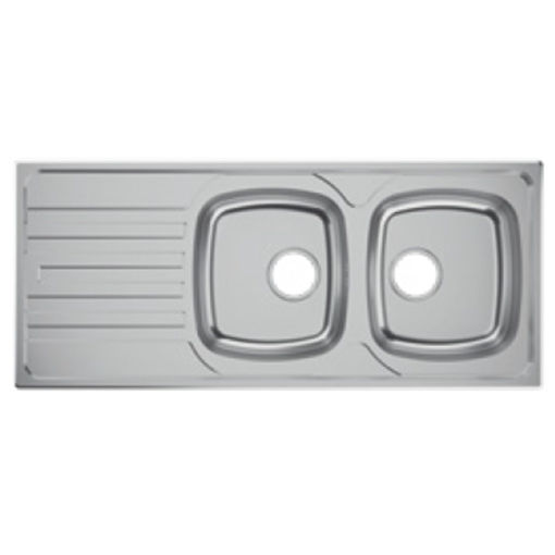 Picture of Hansgrohe S210-F720 Built-in Double Sink (1160 x 500 x 170)