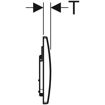 Picture of ACT PLATE ALPHA 01 D-FLUSH BRAS