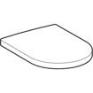 Picture of Geberit Icon Soft Close Overlapping Toilet Seat with Metal Hinges