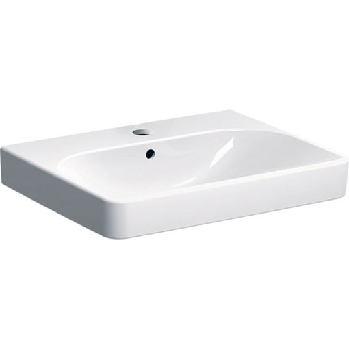 Picture of Smyle Square Wash Basin 600 x 480 1 Tap Hole