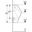 Picture of Smyle Urinal (Concealed Flush Control)