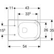 Picture of Smyle Square Wall Hung Rimfree Pan