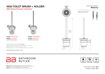 Picture of Bathroom Butler 4638 Toilet Brush + Holder Polished