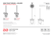 Picture of Bathroom Butler 8538 Toilet Brush & Holder Brush