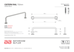 Picture of Bathroom Butler Cistern Grab Rail 750 mm