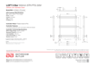 Picture of Bathroom Butler Loft 6 Bar 550 mm Straight Heated Towel Rail with PTSelect Switch