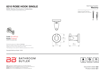 Picture of Bathroom Butler 8210 Single Robe Hook Polished
