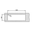 Picture of CLASSIC 2.5 B 1D SINK 1400 x 500
