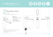 Picture of Liquid Red Solace Tall Basin Mixer 210 mm