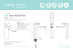 Picture of Liquid Red Valour Single Lever Tall Basin Mixer 210 mm
