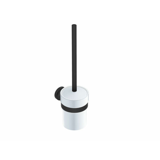 Picture of Liquid Red Felicity Toilet Brush + Holder (Black)