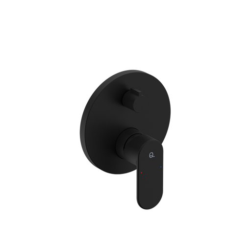 Picture of Liquid Red Solace Concealed Shower Mixer with Diverter (Matt Black)