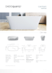 Picture of Dadoquartz Carmen Freestanding Bath 1760 x 770 (White)