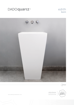 Picture of Dadoquartz Edith 820 Pillar Basin No Tap Hole (Colour)