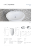 Picture of Dadoquartz Mango Pillar Basin With Tap Hole (Colour)