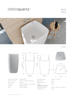 Picture of Dadoquartz Ava Pillar Basin No Tap Hole (Colour)
