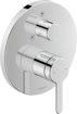 Picture of C.1 Single lever shower mixer for concealed installation Chrome High Gloss