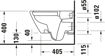 Picture of D-Neo Wall-mounted toilet White High Gloss 540 mm 257809