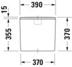 Picture of DuraStyle Cistern White 170 mm