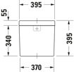 Picture of Happy D.2 Cistern White 160 mm