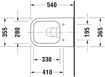 Picture of Happy D.2 Wall-mounted toilet White High Gloss 540 mm