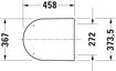 Picture of ME by Starck Toilet seat White 002009