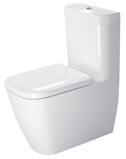 Picture of Happy D.2 Toilet close-coupled White High Gloss 630 mm