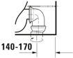 Picture of Happy D.2 Toilet close-coupled White High Gloss 630 mm