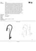 Picture of Cobra Indulge Pull Down Sink Mixer (Matt Black)