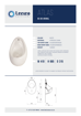 Picture of Atlas Bs60 Urinal (Incl Brackets, Waste & T/Entry Spreader)