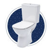 Picture of Lecico Comfort Close Couple Toilet Suite with Soft Close Seat
