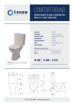 Picture of Lecico Comfort Close Couple Toilet Suite with Soft Close Seat