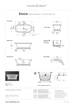 Picture of Victoria + Albert Elwick F/Stand Oval Bath With Plinth 1902 x 910