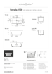 Picture of Victoria + Albert Vetralla Freestanding Bath 1490 x 740
