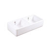 Picture of Shaws Double Bowl 800 Handcrafted Fireclay Sink