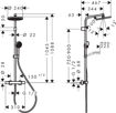 Picture of ACTIVERA S SHOWERPIPE 240 1JET ECOSMART MIT ECOSTAT FINE VARIA CHROME