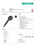Picture of ACTIVERA SELECT S HAND SHOWER 95 2JET ECOSMART BLACK