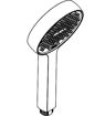 Picture of ACTIVERA SELECT S HAND SHOWER 95 2JET ECOSMART PLUS BLACK