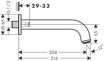 Picture of Hansgrohe Vernis Blend Bath Spout (Matt Black)