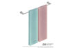 Picture of Bathroom Butler 5872 Single Towel Rail 650 mm Polished